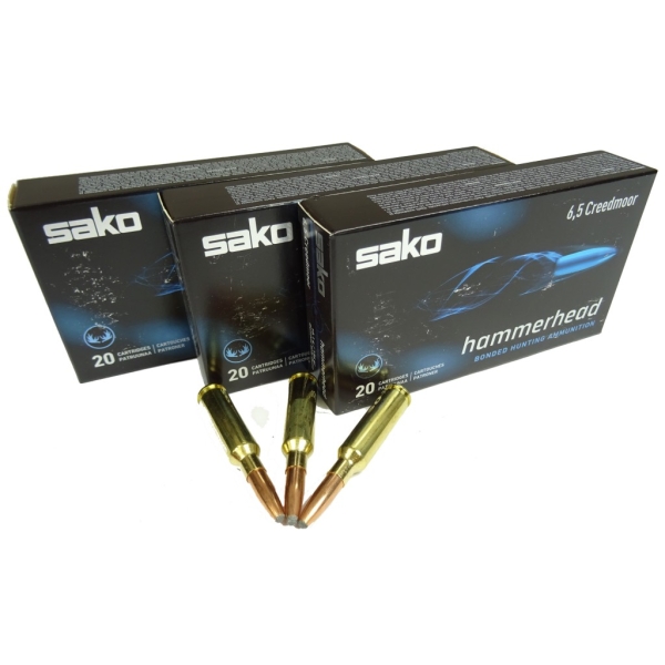 Amunicja kal. 6,5 Creedmoor SAKO Hammerhead 10,1G
